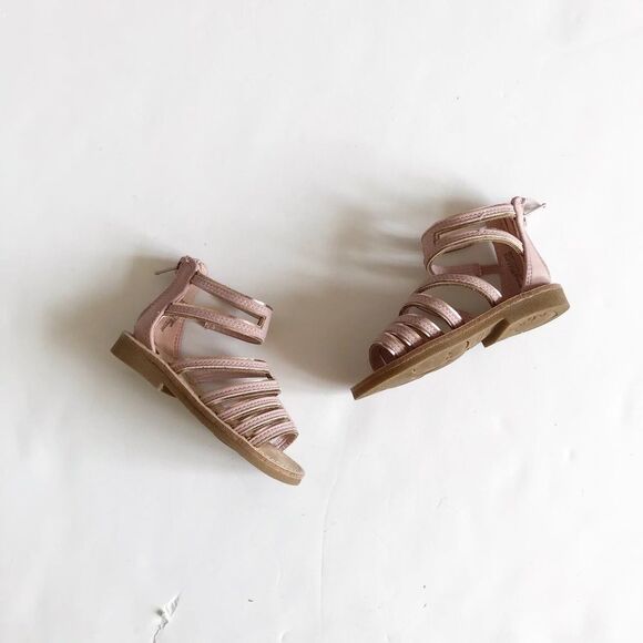 Sugar NWOT blush gladiator sandals size 5 - Picture 1 of 6